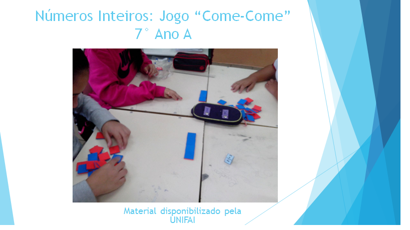 Jogo de adição dos Inteiros - Como fazer 