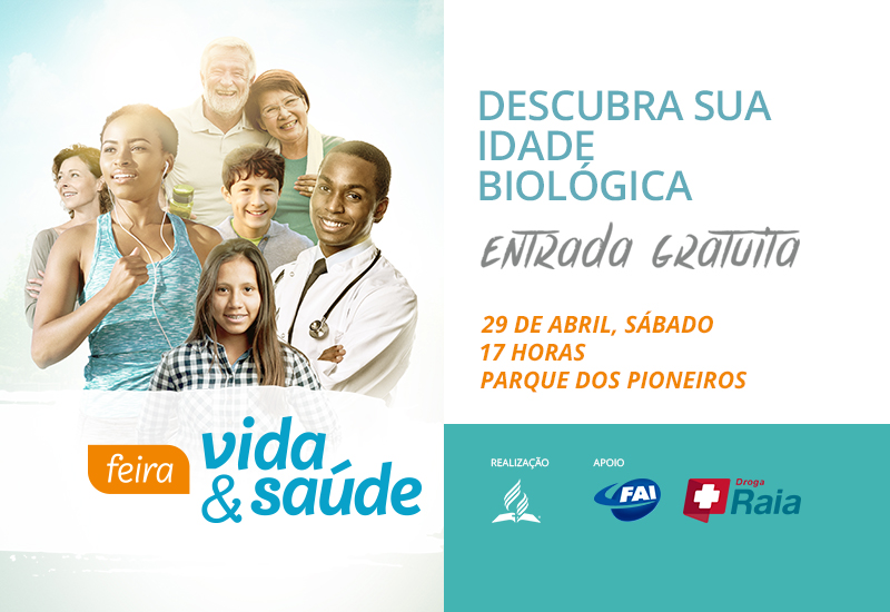 Feira Vida & Saúde agita o Parque dos Pioneiros no dia 29